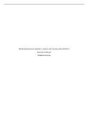 SOCW 6301 Week 6 Assignment: Relationship Between Qualitative Analysis and Evidence-Based Practice, complete solution guide - Walden.