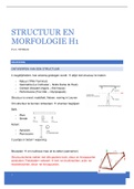 hoofdstuk 1 structuur en morfologie