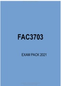 FAC3703 EXAM PACK 2021