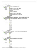 G150/PHA1500 - Module 03 Quiz: The Muscular and Nervous Systems (Latest Study Guide)