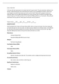 NURS 6512N; Week 8 - Case Study Guide (Latest 2022) Already Graded A.