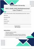 MDC2 (NUR 2392) Multidimensional Care 2 Exam 2 with Verified Solutions