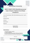 MDC2 (NUR 2392) Multidimensional Care 2 Exam 2 Kahoot Acid-Base Imbalance