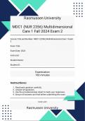 MDC1 (NUR 2356) Multidimensional Care 1 Fall 2024 Exam 2 With Verified Solutions