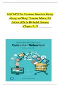 TEST BANK For Consumer Behaviour: Buying, Having, and Being, Canadian Edition, 9th Edition, 2024 by Michael R. Solomon, All Chapters 1 to 15 complete Verified editon