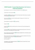 OSSF Installer 1 Latest Study Questions And Answers With Real Solutions