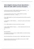 Intro Digital Literacy Exam Questions - Mod 2/3 with 100% Correct Answers.