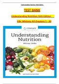 Understanding Nutrition 16th Edition TEST BANK by (Whitney/Rolfe's) ISBN: 9780357447512, All 20 Chapters Covered, Verified Latest Edition