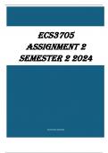 ECS3705 Assignment 2 Semester 2 2024