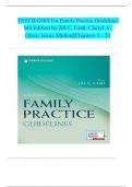 TEST BANKS For Family Practice Guidelines, 6th Edition by Jill C. Cash; Cheryl A. Glass, Verified Chapters 1 - 23, Complete Newest Version