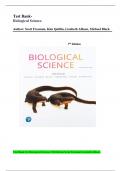 Test Bank for Biological Science, 7th Edition by Freeman ,All Chapter 1-54 || Latest Edition 2024 