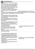 HESI OB MATERNITY 2023-2024 TEST BANK/MATERNITY OB HESI TEST BANK 100 QUESTIONS AND CORRECT DETAILED ANSWERS|ALREADY GRADED A+