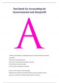 Test Bank For Accounting for Governmental and Nonprofit Entities 19th Jacqueline L Reck, Daniel Neely, Suzanne Lowensohn