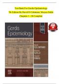 GORDIS EPIDEMIOLOGY 6TH EDITION CELENTANO TEST BANK