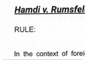 Hamdi v. Rumsfeld