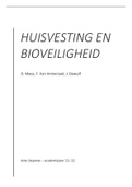 Samenvatting Huisvesting deel 1 en 2 prof Maes