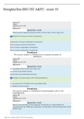   Straighterline BIO 202 A&P2 - exam 10