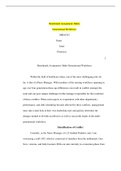 MHA 543: Benchmark Assignment: Multi-generational workforce assignment, Complete A+ Solution Guide.