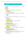 ALC 9 Quantitative Research Techniques Questions and Answers