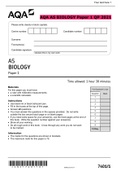 AQA AS BIOLOGY Paper 1 QP 2021