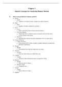 Basic Biomechanics Chapter 3 outline