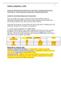 PUBH 8035 Module 3 Assignment 1; Case Study Epidemiological Measures.