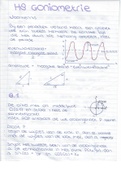 Samenvatting H8: Goniometrie. Getal & Ruimte Leerboek havo B Deel 2