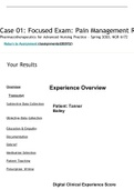 Tanner Bailey Pain Management Shadow Health Focused Exam- Transcript