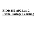 BIOD 152 AP2 Lab 2 Exam.