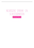 Samenvatting Dysartrie - Neurogene spraak- en slikstoornissen