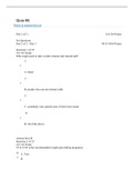 SPHE 320 Quiz 4 Assessment Questions and Answers: American Public University