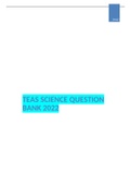 TEAS Science Question Bank 2022 