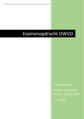 Examenopdracht  opleidings- en werkveldoriëntatie