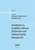 Software Scalability Reengineering U1