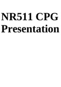 NR511 CPG Presentation