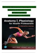 TEST BANK For Anatomy & Physiology for Health Professions, An Interactive Journey, 4th Edition by Colbert, Verified Chapters 1 - 19, Complete