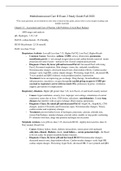 NUR2392 Multidimensional Care II MDC 2 Final Exam Study Guide- Chapter 12 – Assessment and Care of Patients with Problems of Acid-Base Balance