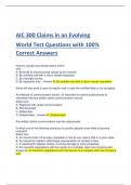 AIC 301 2024 Exam Questions and  Answers All Correct	