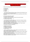 Blaw Exam 2 Practice Questions with Accurate Answers