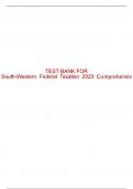 Test Bank For South-Western Federal Taxation 2023: Comprehensive - 46th - 2023 All Chapters - 9780357719688