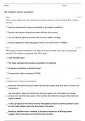  RSC 1- II TEST QUESTIONS AND ANSWERS