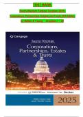 Test Bank for South-Western Federal Taxation 2025: Corporations, Partnerships, Estates and Trusts 48th Edition by Nellen & Young, ISBN: 9780357989074, All 20 Chapters Covered, Verified Latest Edition