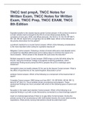 TNCC test prepA, TNCC Notes for Written Exam, TNCC Notes for Written Exam, TNCC Prep, TNCC EXAM, TNCC 8th Edition 2022 Solution Guide