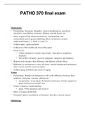 PATHO 370 final exam study guide 2020