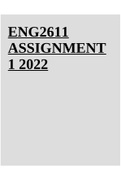 ENG2611 ASSIGNMENT 1, ASSIGNMENT 2 & ASSIGNMENT 03 2022.