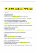 TNCC 9th Edition TNP Exam