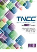 TNCC Provider Manual Study Guide 7 e