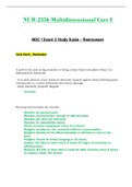 Exam 2 Study Guide - NUR2356 / NUR 2356 (Latest 2022 / 2023) : Multidimensional Care I / MDC 1 - Rasmussen