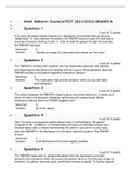 NUR 6640/NUR6640-MIDTERM EXAM (LATEST 2021/2022) GRADED A