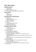 High risk newborn notes maternal and child health nursing ncma219